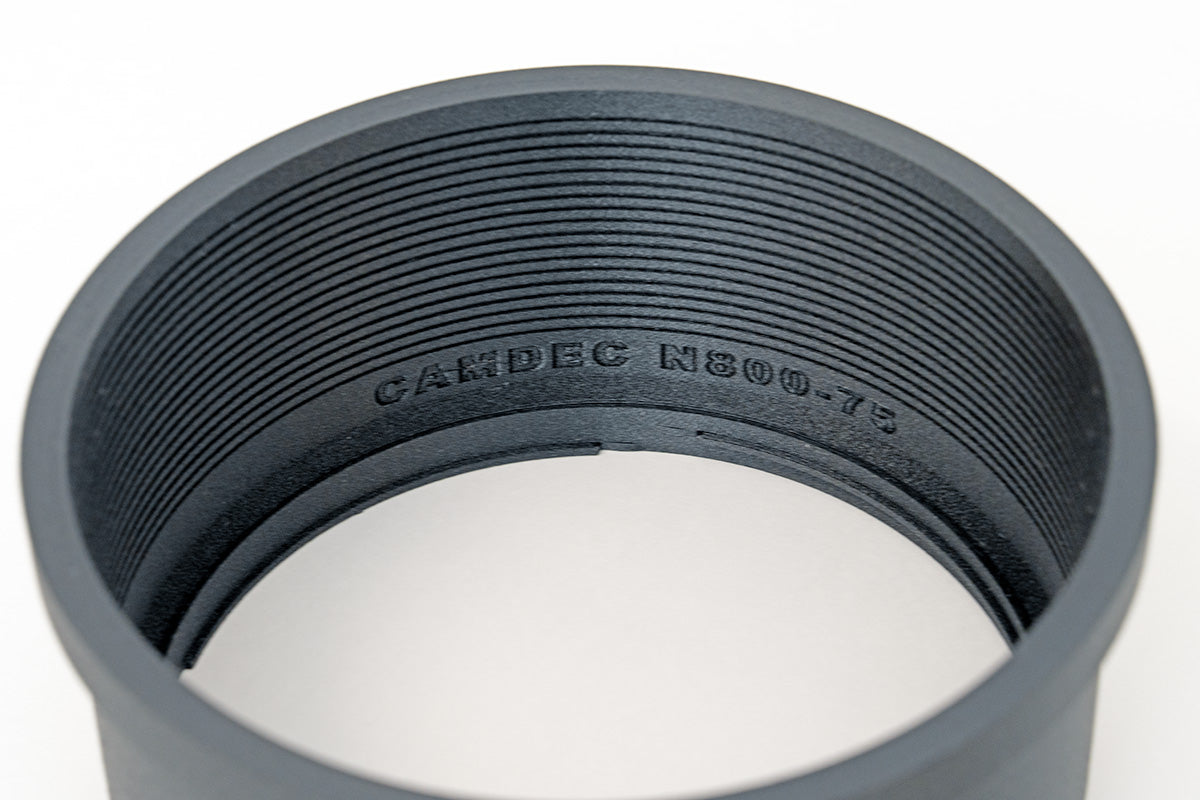 CamDec Lens Hoods for Nikon Z 800mm F6.3 VR S: 50mm (2") to 145mm (5.7")
